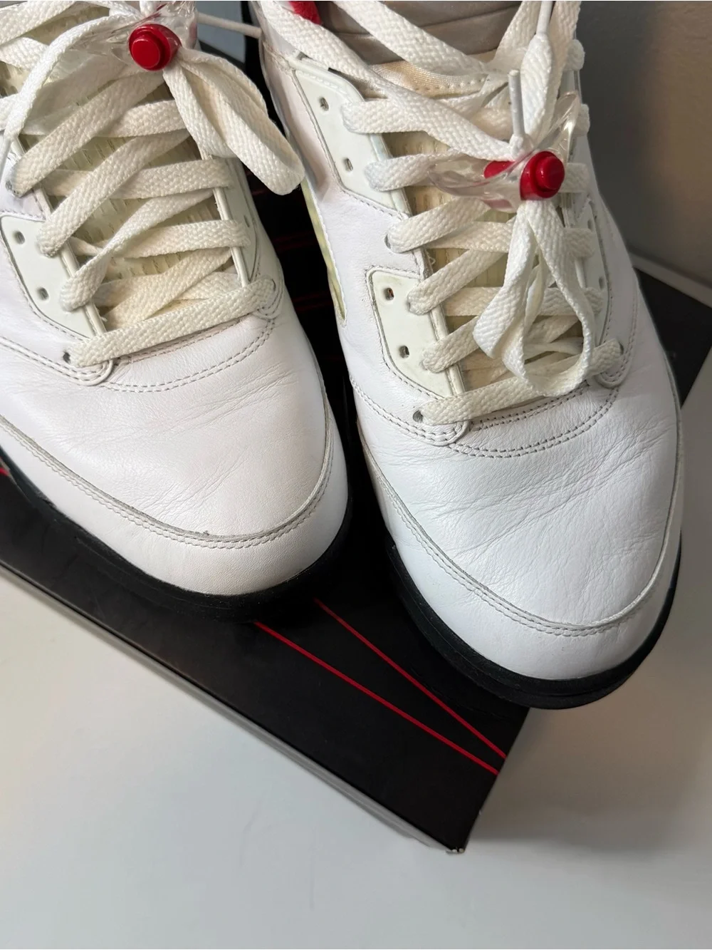 Air Jordan 5 Retro Fire Red Silver Tongue 2020 DA1911-102 Men’s Size 13